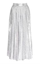 Huishan Zhang Stella High Waist Sequin Embroidered Midi Skirt