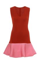 Moda Operandi Brandon Maxwell V-neck Flutter Hem Dress Size: 0