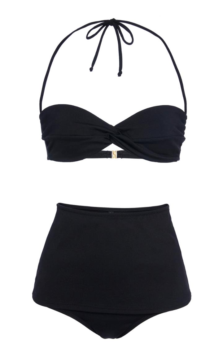 Laura Urbinati Twisted Front Halter Bikini Set