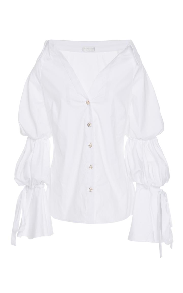Caroline Constas Off The Shoulder Margaret Blouse