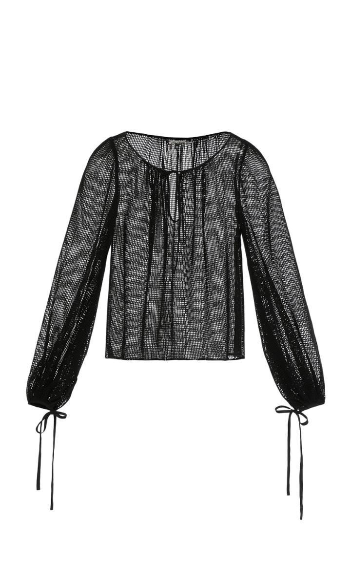 Lena Hoschek Witchcraft Cotton Sheer Blouse