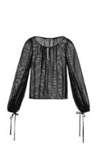 Lena Hoschek Witchcraft Cotton Sheer Blouse