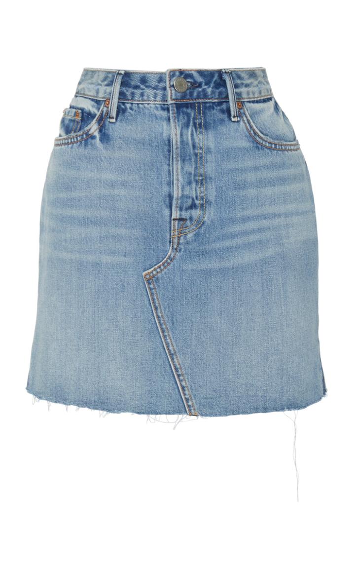 Grlfrnd Denim Blaire Denim Mini Skirt