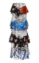 Moda Operandi Libertine Mixed Print Ruffle Skirt Size: Xs