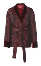 For Restless Sleepers Plutone Jacquard Wool Silk Jacket