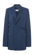 Maison Margiela Wrap-effect Crepe Blazer