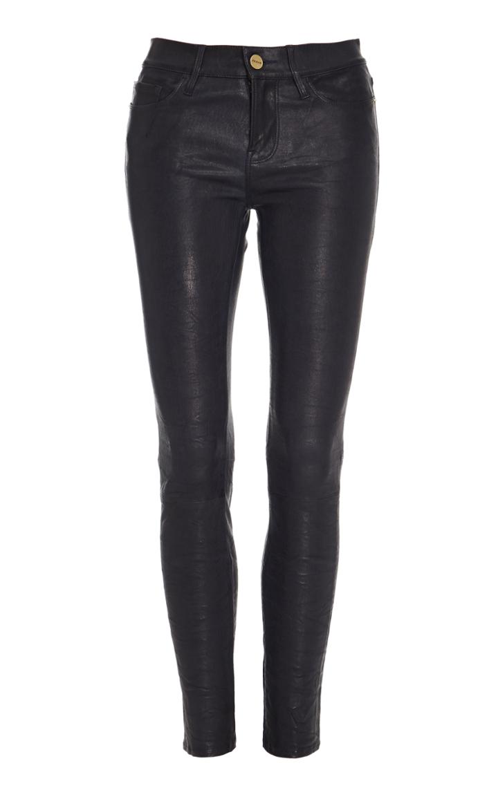 Frame Denim Le Skinny De Jeanne Mid-rise Leather Pants