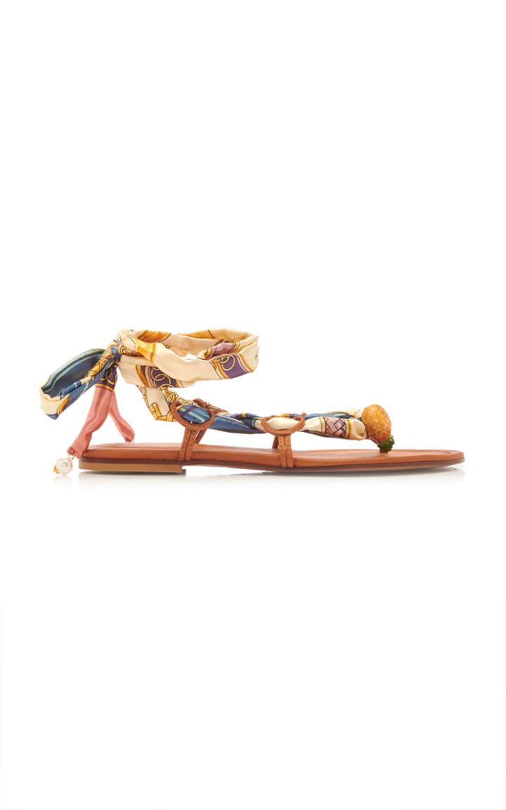 Alameda Turquesa Jasmine Lace Up Sandals