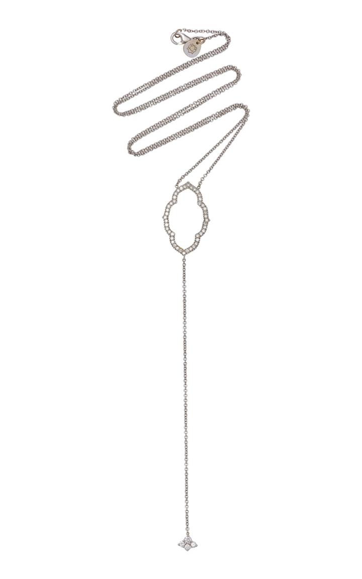 Sara Weinstock Taj White Gold And Diamond Lariat Necklace
