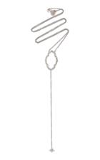 Sara Weinstock Taj White Gold And Diamond Lariat Necklace