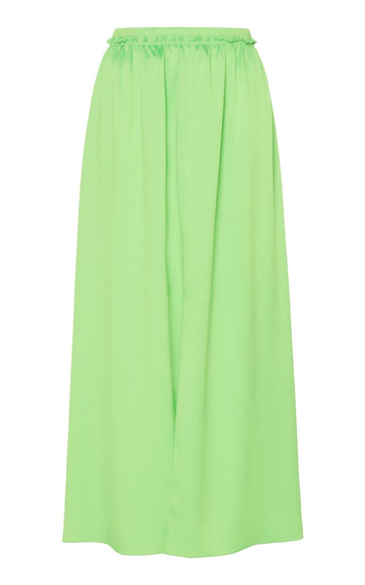 Maison Rabih Kayrouz Satin-effect Maxi Skirt