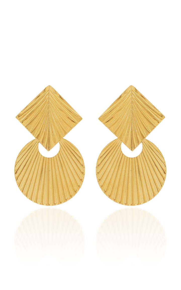 Jennifer Behr Giovanna Gold-tone Earrings