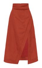 Rachel Gilbert Greta Linen Midi Skirt