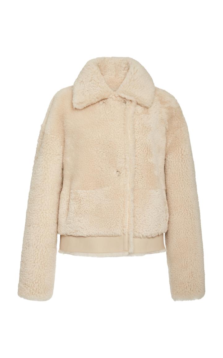 Common Leisure Iris Shearling Aviator Jacket