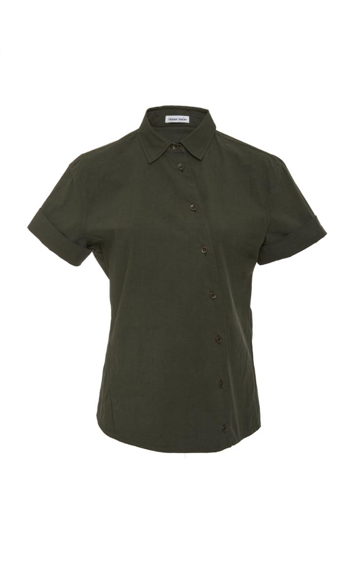 Tomas Maier Sporty Popline Short Sleeve Shirt