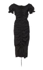 Brock Collection Petruska Asymmetric Ruched Taffeta Dress