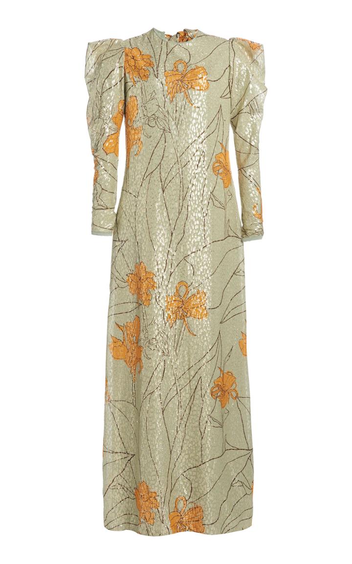 Moda Operandi Johanna Ortiz Eternal Passion Silk-blend Sequined Dress