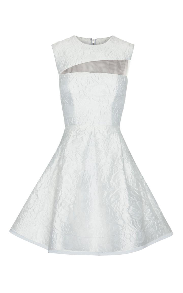 Alex Perry Dexter Floral Brocade Mini Dress