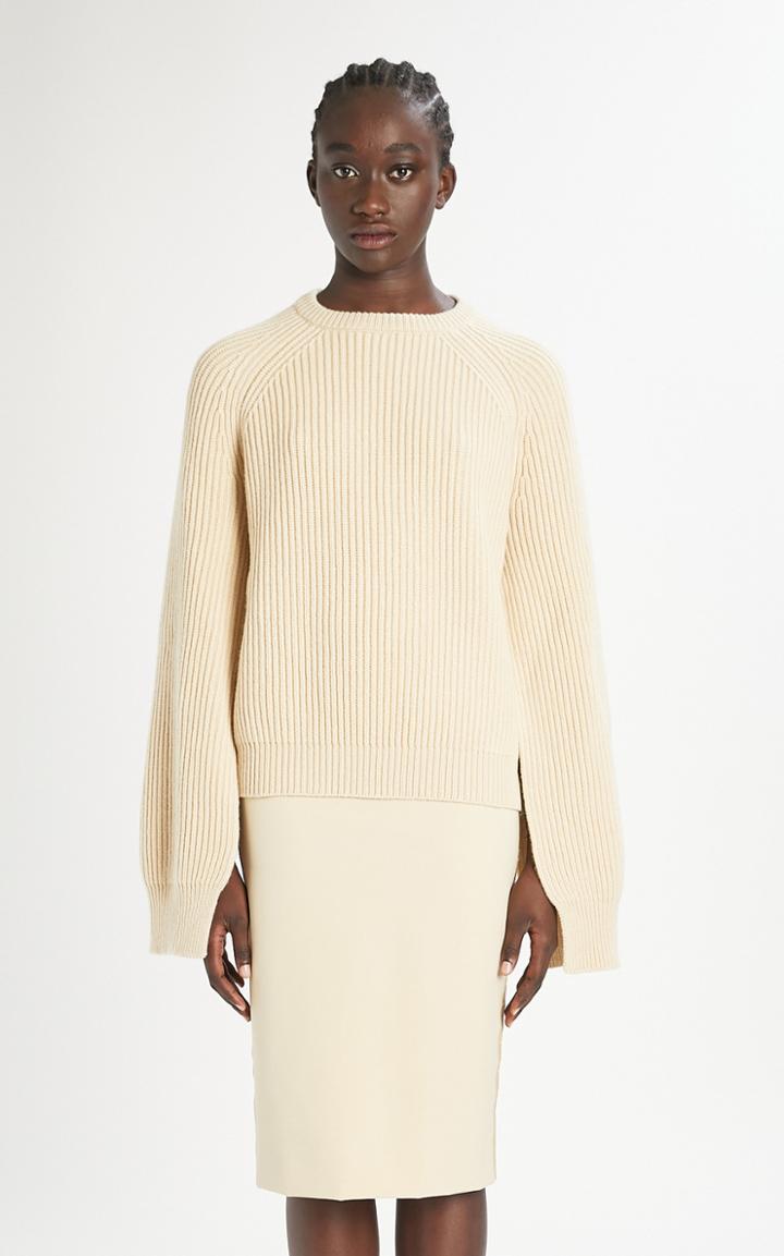 Moda Operandi Max Mara Pepato Ribbed Cotton Sweater