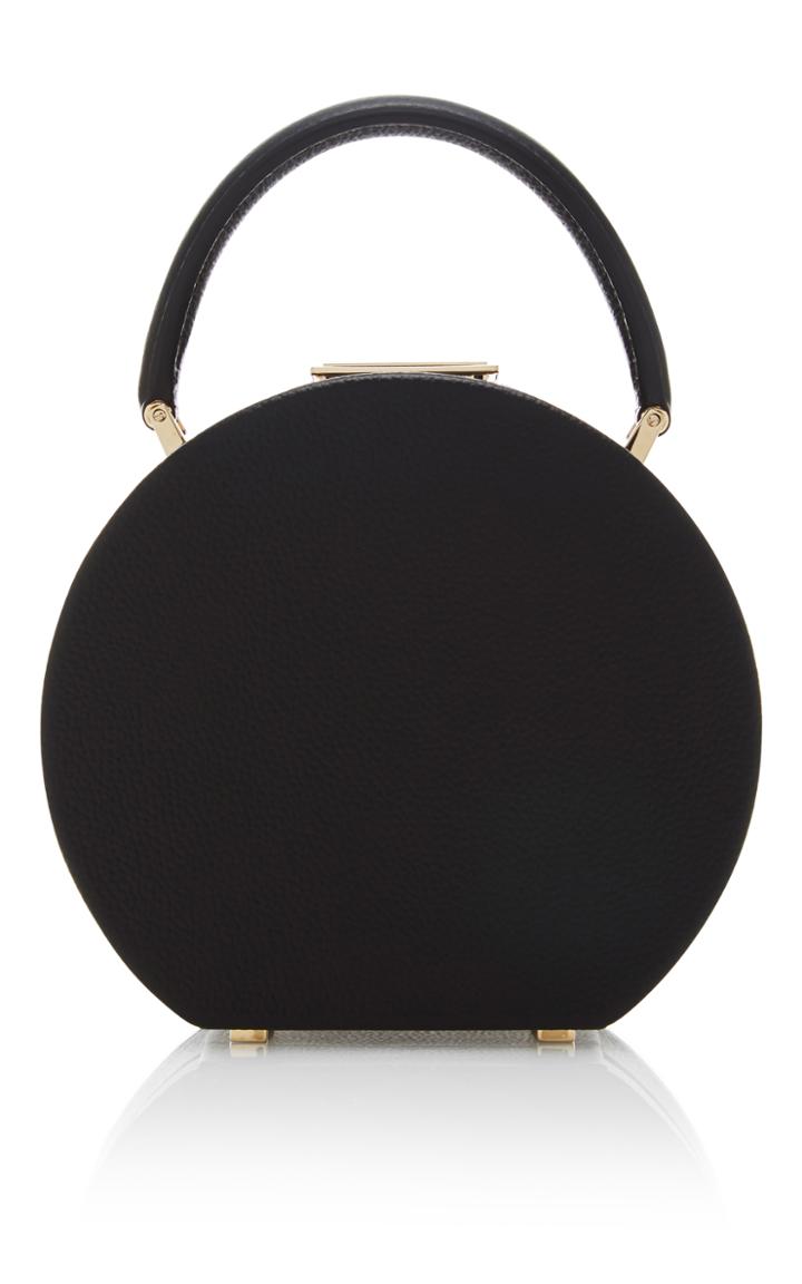 Buwood 14cm Black Leather Bumi Bag