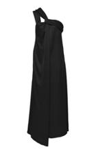 Moda Operandi Nanushka Zena Gloss One Shoulder Midi Gown Size: Xl