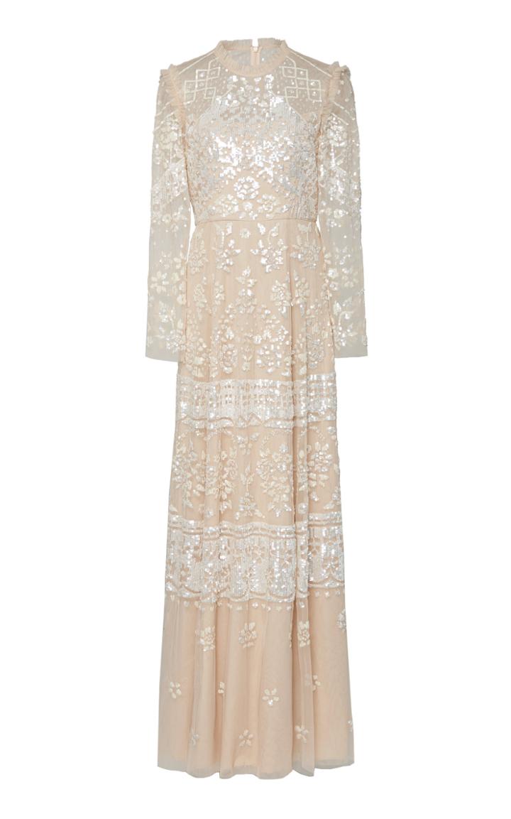 Needle & Thread Aurora Sequin Tulle Gown