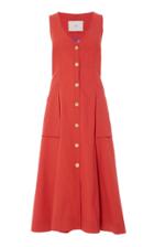Sissa Rusty Red Sofia Pocket Dress