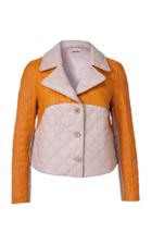 Moda Operandi Dodo Bar Or Fran Two Tone Quilted Leather Jacket