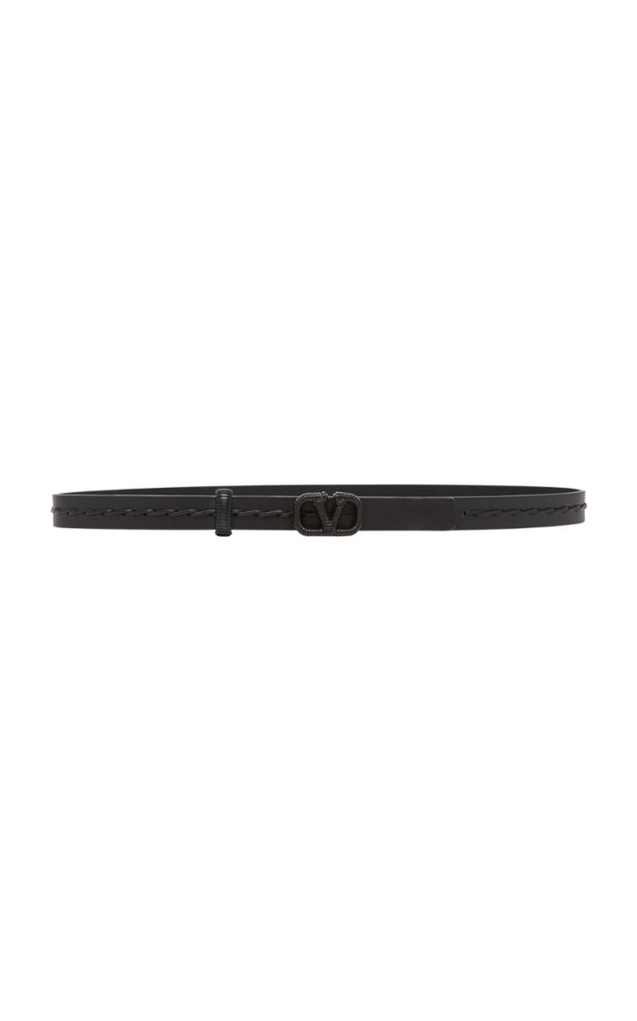 Moda Operandi Valentino Lambskin Leather Belt