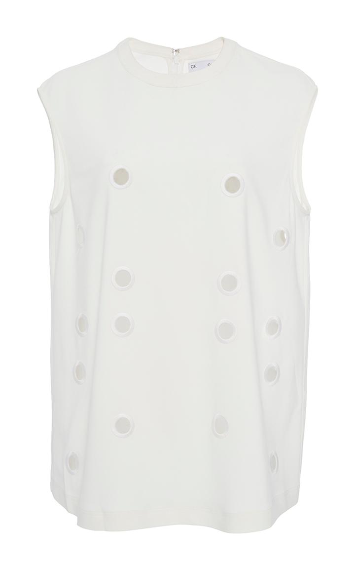 Cf. Goldman Sleeveless Damien Embroidery Top
