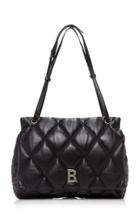 Balenciaga Touch Embellished Quilted Leather Shoulder Bag