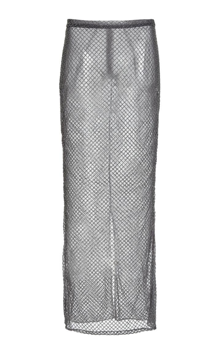 Moda Operandi Laquan Smith Beaded Maxi Skirt