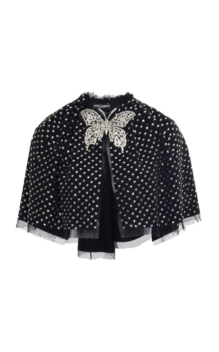 Dolce & Gabbana Embellished Cape
