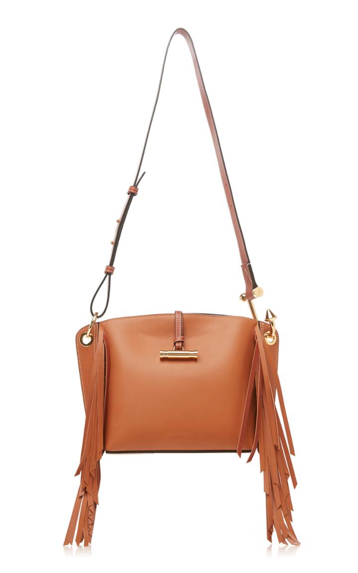 Moda Operandi Jw Anderson Small Hoist Side Fringe Leather Shoulder Bag
