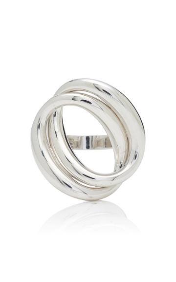Lisa Corbo Lisa 18k White Gold-plated Ring Size: 6.5
