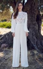 Moda Operandi Costarellos Estia Long Sleeve Jumpsuit