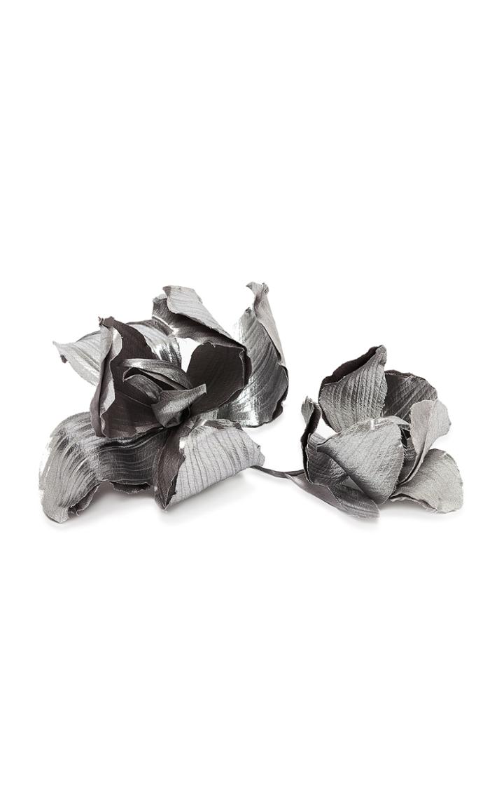 Esme Vie Hand Made Twin Iris Brooch