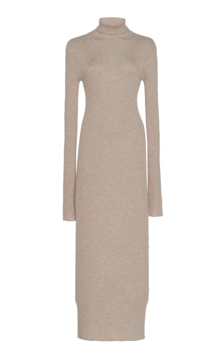 Olivier Theyskens Kaipur Cashmere-silk Turtleneck Dress