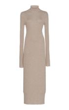 Olivier Theyskens Kaipur Cashmere-silk Turtleneck Dress