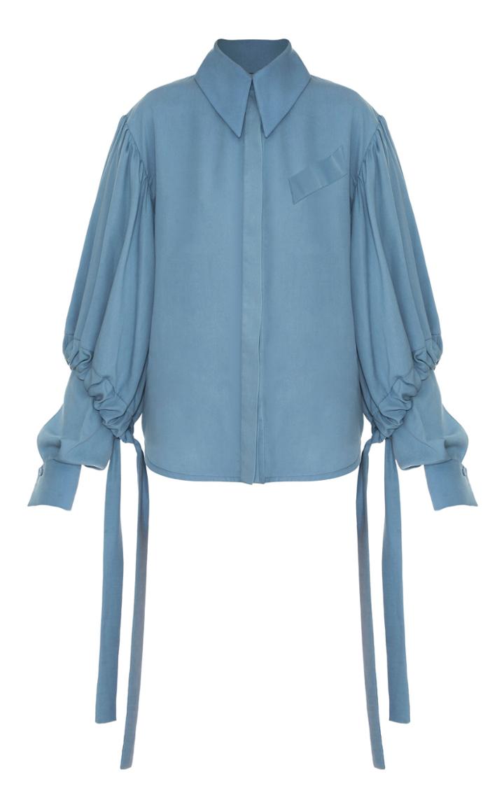 Lado Bokuchava Button-down Balloon Sleeve Shirt