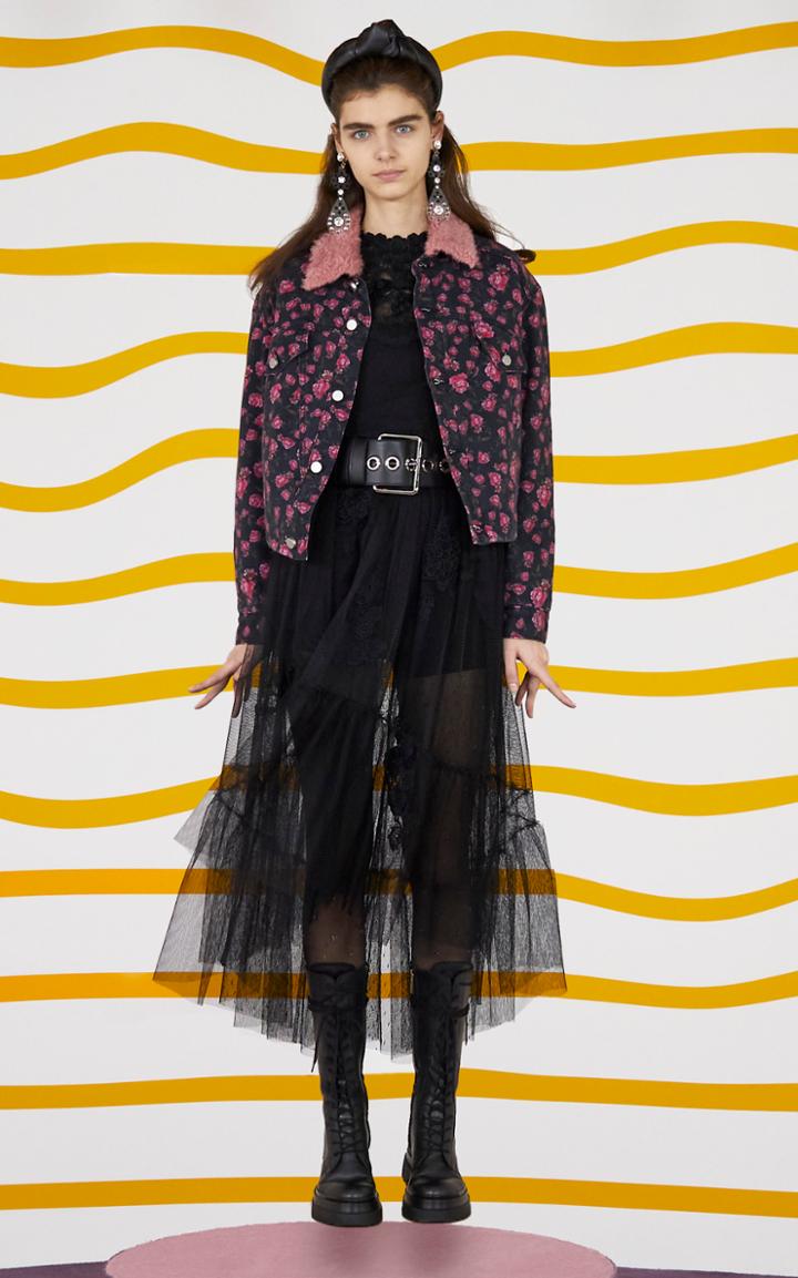 Moda Operandi Red Valentino Printed Denim Jacket