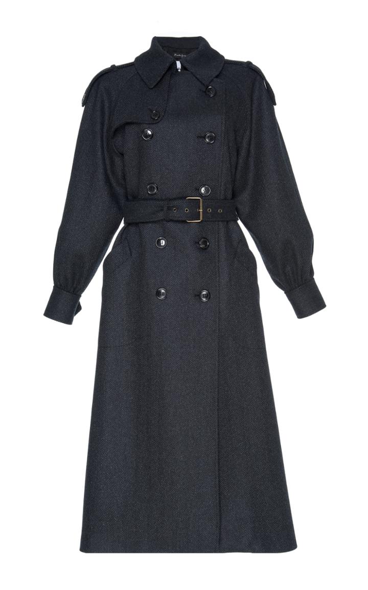Rossella Jardini Wool Trench Coat