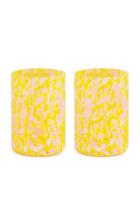 Moda Operandi Stories Of Italy Set Of Msm 2 Yellow & Pink Glasses
