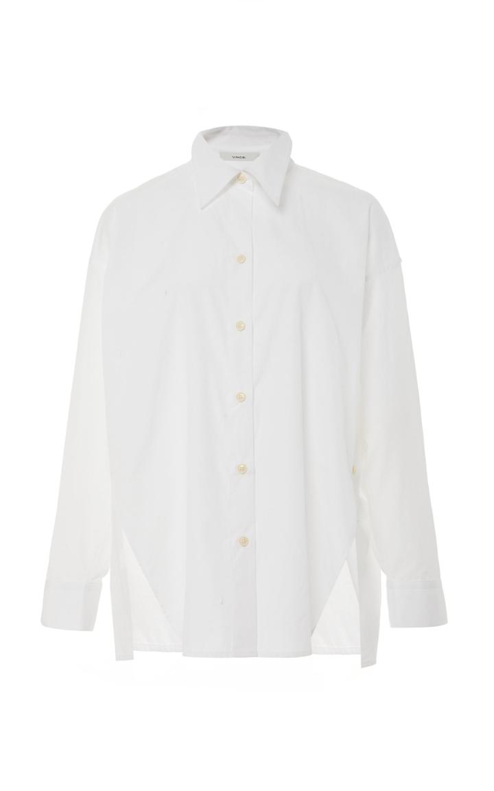 Vince Convertible Cotton Button-down Shirt