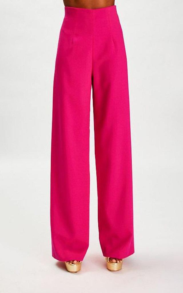 Moda Operandi Sergio Hudson Crepe Wide-leg Pants
