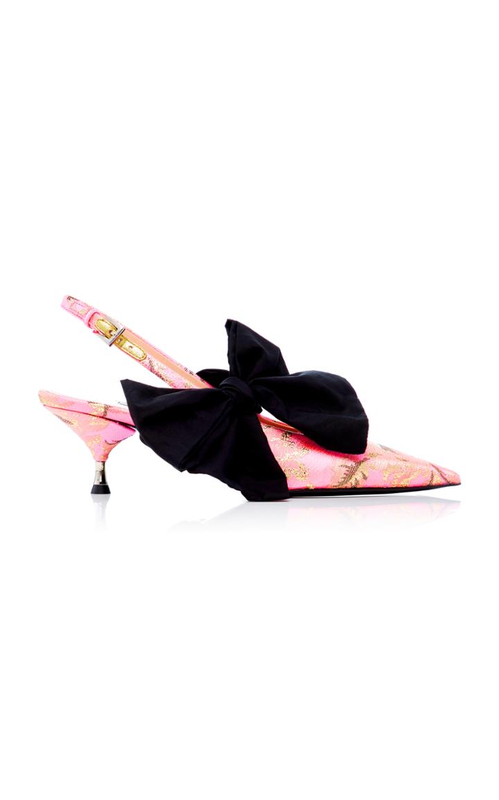 Prada M'o Exclusive: Brocade Slingback