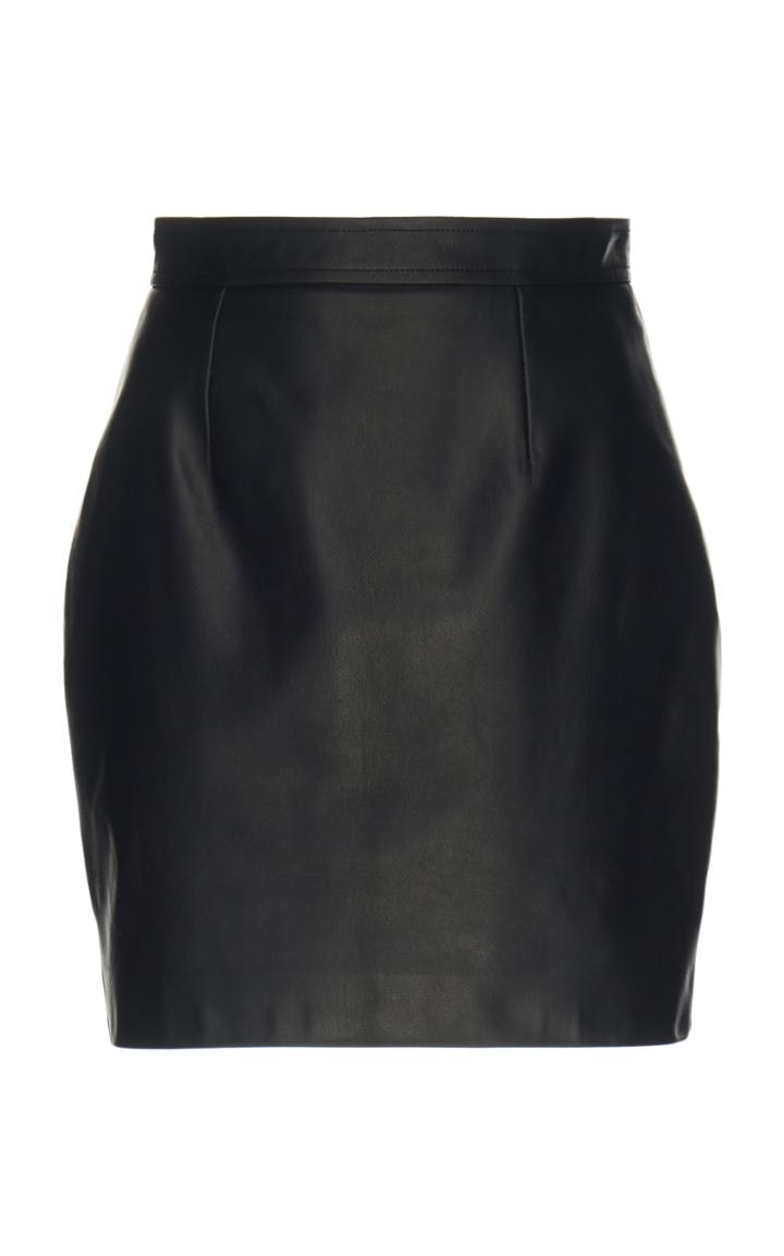 Martin Grant Leather Mini Skirt