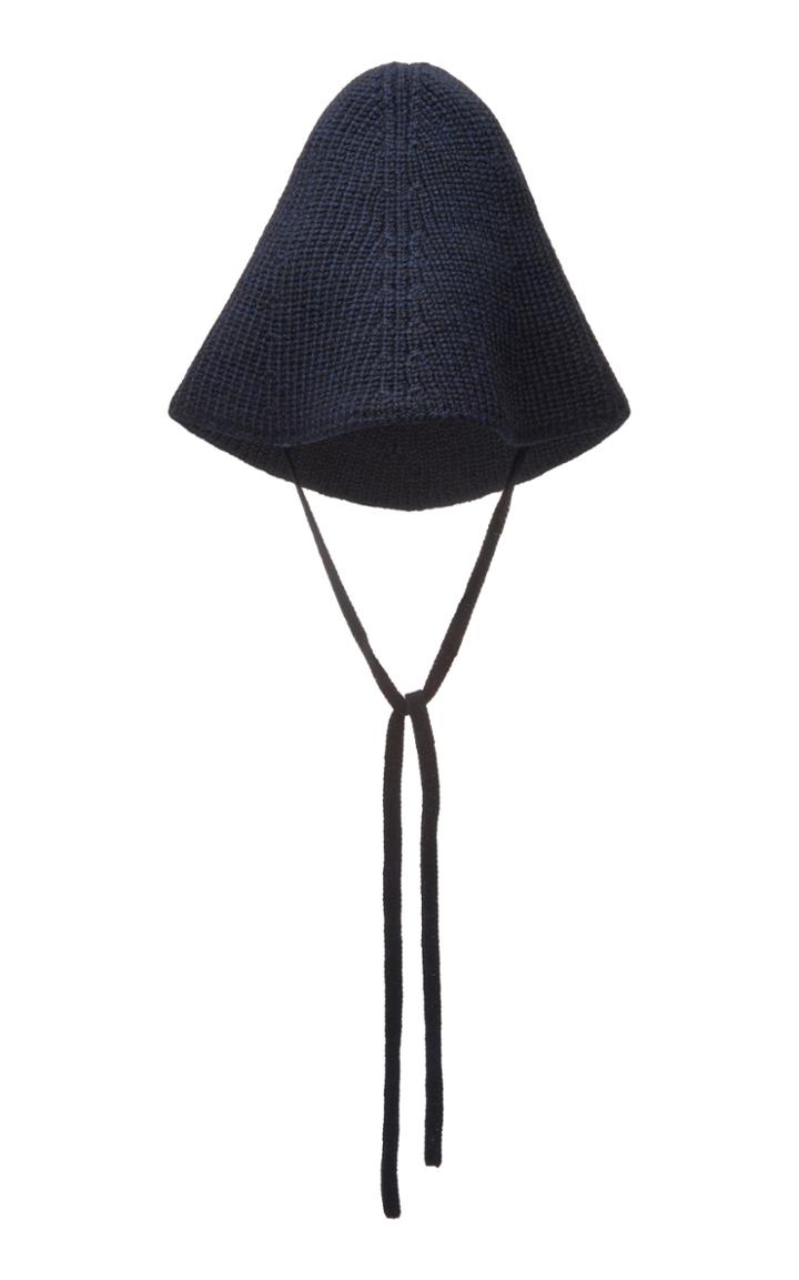 Lanvin Ribbed Wool Hat