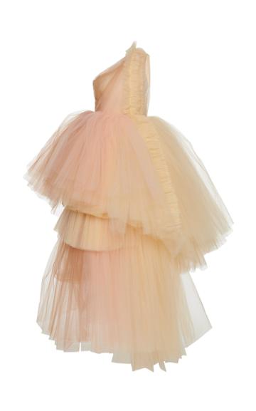 Off-white C/o Virgil Abloh Tulle One Shoulder Ball Gown