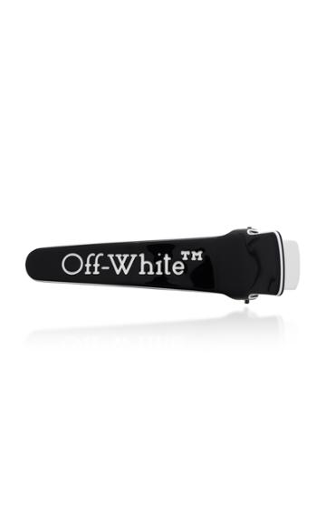 Off-white C/o Virgil Abloh Logo-print Acetate Hair Clip